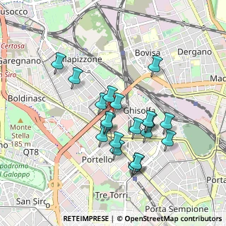 Mappa Via Valcava, 20155 Milano MI, Italia (0.797)