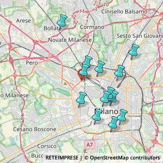 Mappa Via Valcava, 20155 Milano MI, Italia (3.76538)