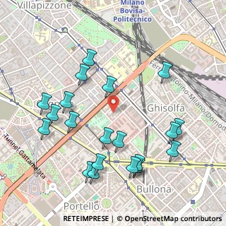 Mappa Via Valcava, 20155 Milano MI, Italia (0.562)