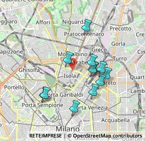 Mappa Zara, 20159 Milano MI, Italia (1.61167)