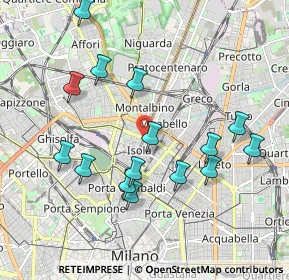 Mappa Zara, 20159 Milano MI, Italia (1.96533)