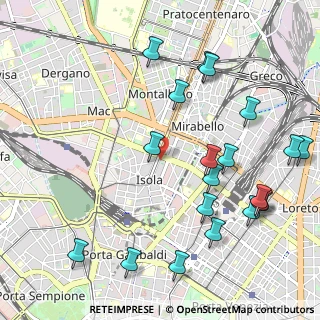 Mappa Zara, 20159 Milano MI, Italia (1.2535)