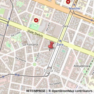 Mappa Via Francesco Arese, 5, 20159 Milano, Milano (Lombardia)