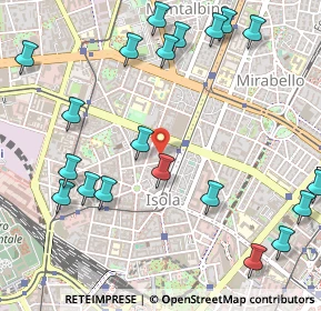 Mappa Via Francesco Arese, 20100 Milano MI, Italia (0.6625)