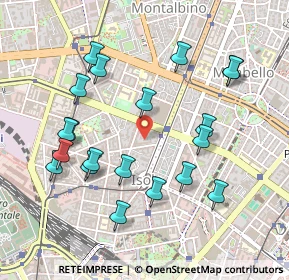 Mappa Via Francesco Arese, 20100 Milano MI, Italia (0.51)