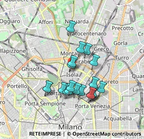 Mappa Via Francesco Arese, 20100 Milano MI, Italia (1.514)
