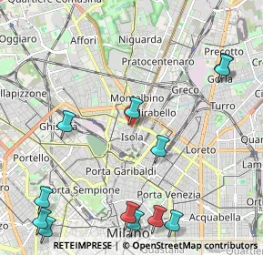 Mappa Via Francesco Arese, 20100 Milano MI, Italia (2.88)