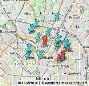 Mappa Via Francesco Arese, 20100 Milano MI, Italia (1.5665)