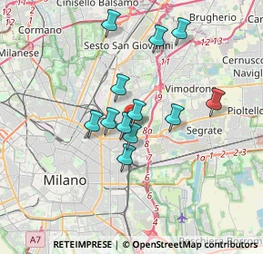 Mappa Via Mestre, 20132 Milano MI, Italia (2.80417)