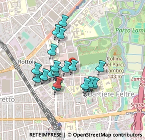 Mappa Via Mestre, 20132 Milano MI, Italia (0.377)