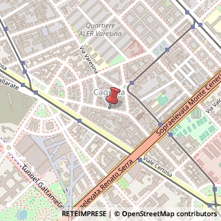 Mappa Via Privata della Bindellina,  2, 20155 Milano, Milano (Lombardia)