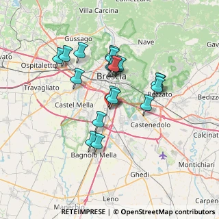 Mappa Via Camillo Benso Conte di Cavour, 25010 San Zeno Naviglio BS, Italia (6.08895)