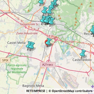 Mappa Via Camillo Benso Conte di Cavour, 25010 San Zeno Naviglio BS, Italia (5.66684)
