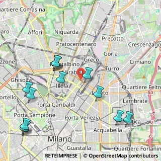 Mappa Viale Lunigiana, 20125 Milano MI, Italia (2.52692)