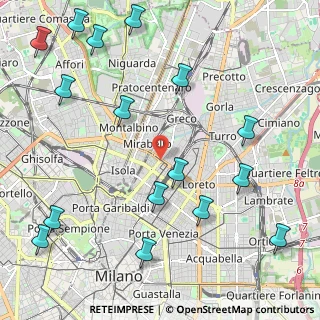Mappa Viale Lunigiana, 20125 Milano MI, Italia (2.80813)