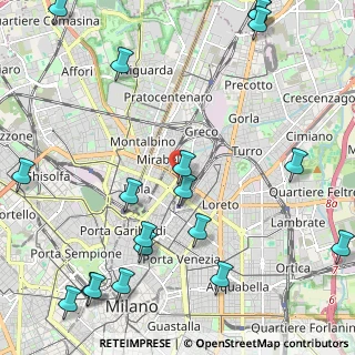 Mappa Via Gaetano Braga, 20125 Milano MI, Italia (3.01368)