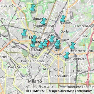 Mappa V.le Lunigiana Via Gioia, 20125 Milano MI, Italia (1.56154)