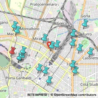 Mappa Viale Lunigiana, 20125 Milano MI, Italia (1.2555)