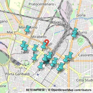 Mappa Via Gaetano Braga, 20125 Milano MI, Italia (1.0105)