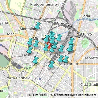 Mappa Via Gaetano Braga, 20125 Milano MI, Italia (0.633)