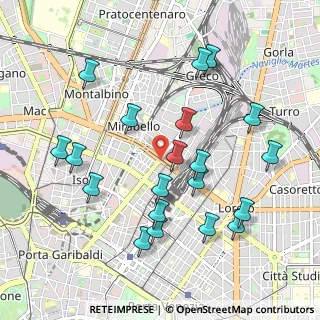 Mappa Via Gaetano Braga, 20125 Milano MI, Italia (1.0425)
