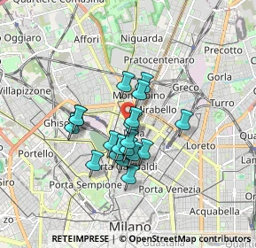 Mappa Piazza Santa Maria alla Fontana, 20159 Milano MI, Italia (1.2715)