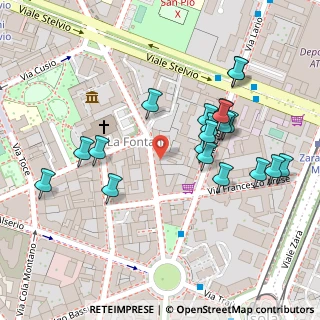 Mappa Via Genova Thaon di Revel, 20159 Milano MI, Italia (0.123)