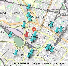 Mappa Via Genova Thaon di Revel, 20159 Milano MI, Italia (1.073)