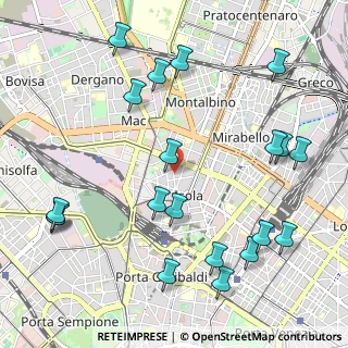Mappa Via Genova Thaon di Revel, 20159 Milano MI, Italia (1.2875)