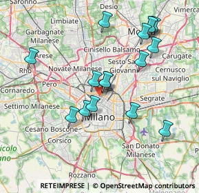 Mappa Piazza Santa Maria alla Fontana, 20159 Milano MI, Italia (7.53438)