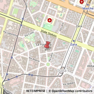 Mappa Via Francesco Arese, 20, 20159 Milano, Milano (Lombardia)