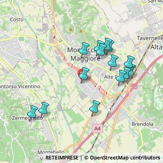 Mappa Via A. Zanovello, 36075 Montecchio Maggiore VI, Italia (1.91929)
