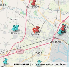 Mappa Via Roma, 30038 Spinea VE, Italia (5.90417)