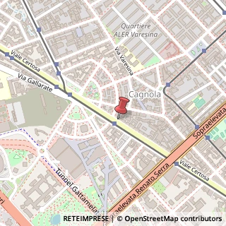 Mappa Viale Certosa,  58, 20155 Milano, Milano (Lombardia)