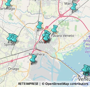 Mappa Piazzetta Ventidue Marzo, 30171 Venezia VE, Italia (5.4055)