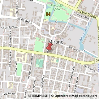 Mappa Via della Vittoria, 1, 30035 Mirano, Venezia (Veneto)
