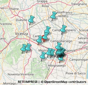 Mappa SP 13, 35010 Campodoro PD, Italia (12.855)