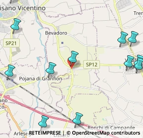 Mappa SP 13, 35010 Campodoro PD, Italia (3.06667)