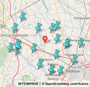 Mappa SP 13, 35010 Campodoro PD, Italia (8.91)