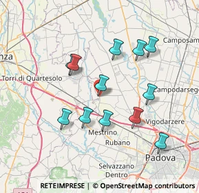 Mappa SP 13, 35010 Campodoro PD, Italia (6.79333)