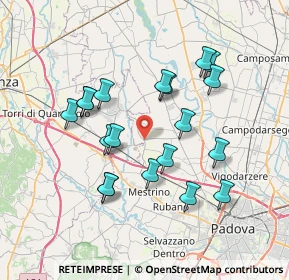 Mappa SP 13, 35010 Campodoro PD, Italia (6.85526)
