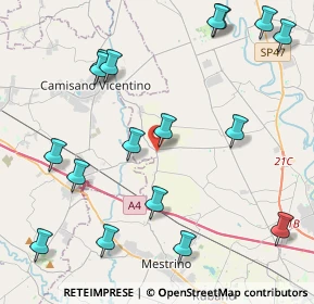 Mappa SP 13, 35010 Campodoro PD, Italia (5.11)