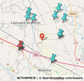 Mappa SP 13, 35010 Campodoro PD, Italia (4.46769)