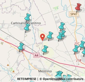 Mappa SP 13, 35010 Campodoro PD, Italia (6.235)