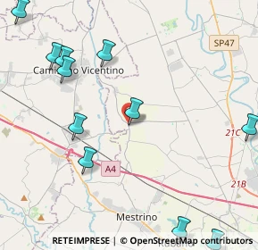 Mappa SP 13, 35010 Campodoro PD, Italia (5.69917)