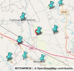 Mappa SP 13, 35010 Campodoro PD, Italia (4.81875)