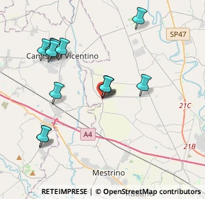 Mappa SP 13, 35010 Campodoro PD, Italia (3.78769)
