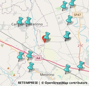 Mappa SP 13, 35010 Campodoro PD, Italia (5.06077)