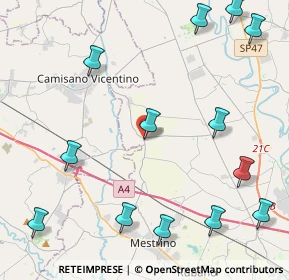 Mappa SP 13, 35010 Campodoro PD, Italia (5.61615)