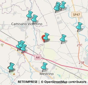Mappa SP 13, 35010 Campodoro PD, Italia (5.03929)